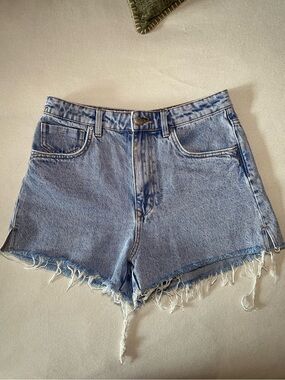 Zara 100% cotton high waisted shorts